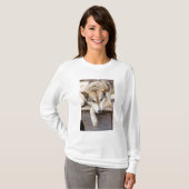 N.A., USA, Alaska Husky-Schlitten T-Shirt (Vorne ganz)