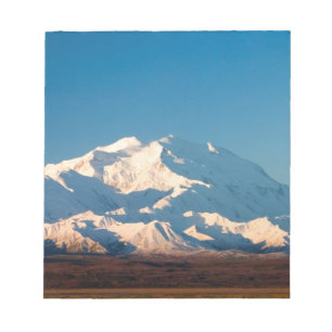 N.A., USA, Alaska.  Mt. McKinley in Denali Notizblock