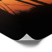 N.A., USA, AZ, Saguaro NP, Saguaro Sunset Poster (Ecke)