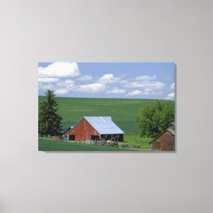 N.A., USA, Idaho, Latah County bei Genesee. Leinwanddruck