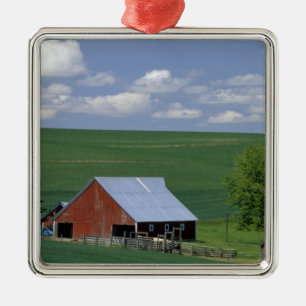 N.A., USA, Idaho, Latah County nahe Genesee. Ornament Aus Metall