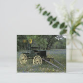 N.A., USA, Texas, Devine, Old Waggon und Postkarte (Stehend Vorderseite)