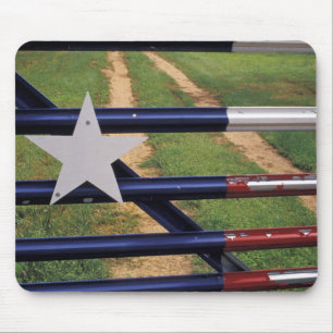 N.A., USA, Texas, Lake Buchanan, Flagge von Texas Mousepad