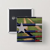 N.A., USA, Texas, See Buchanan, Texas-Flagge Button (Vorne & Hinten)