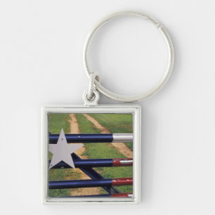 N.A., USA, Texas, See Buchanan, Texas-Flagge Schlüsselanhänger