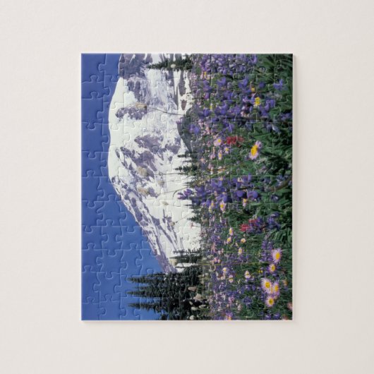 N.A., USA, Washington Mt. Rainier und Puzzle (Vertikal)
