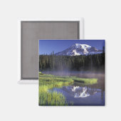 N.A., USA, Washington, Rainier National 5 Magnet (Vorderseite/Rückseite)