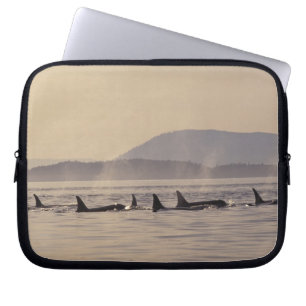 N.A., USA, Washington, San Juan Islands Orca Laptopschutzhülle