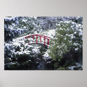 N.A., USA, Washington, Seattle Modembrücke in Poster