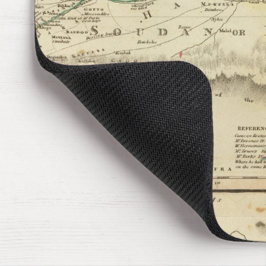 N Afrika, S Afrika Mousepad (Ecke)