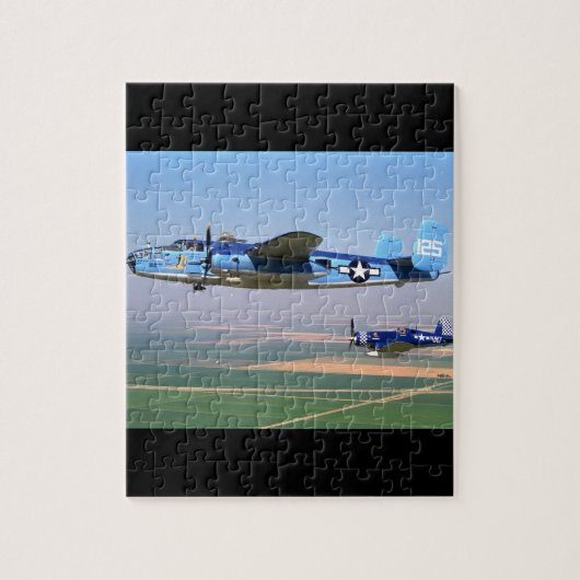 N. Amerikaner, B-25, Luftfahrt 1943_Classic Puzzle (Vertikal)