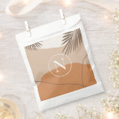 N - Anfangsbuchstabe N Abstraktes Design Geschenktütchen (Ausgeschnitten)