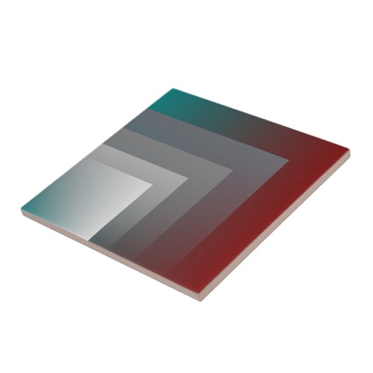 N - aquamarine graue Bordeaux Fliese (Seite)