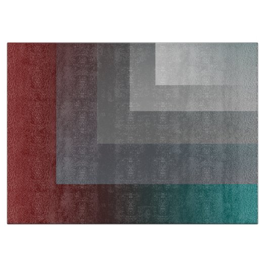 N - aquamarine graue Bordeaux Schneidebrett (Vorderseite)