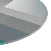 N - aquamarine graue Bordeaux Schneidebrett (Ecke)