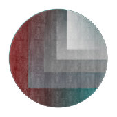 N - aquamarine graue Bordeaux Schneidebrett (Vorderseite)