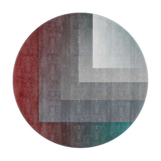 N - aquamarine graue Bordeaux Schneidebrett (Vorderseite)