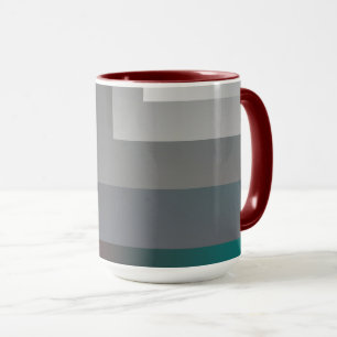 N - aquamarine graue Bordeaux Tasse