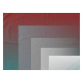 N - aquamarine graue Bordeaux Tischdecke (Vorderseite (Horizontal))