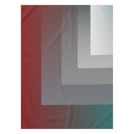 N - aquamarine graue Bordeaux Tischdecke (Vorderseite)