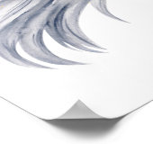 N Buchstabe personalisierte Bezeichnung Monogramm  Poster (Ecke)