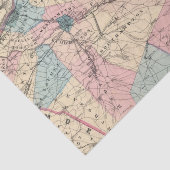 N Burlington County, NJ Seidenpapier (Ausschnitt)