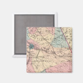 N Burlington Landkreis, NJ Magnet (Vorderseite/Rückseite)