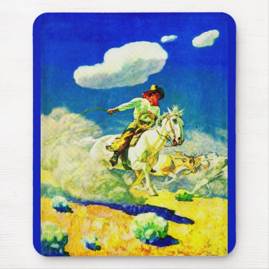 N. C. Wyeth Cowboy Mousepad (Vorne)