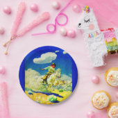 N. C. Wyeth Cowboy Pappteller (Party)