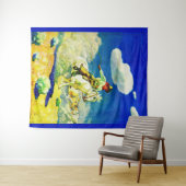 N. C. Wyeth Cowboy print Wandteppich (Beispiel (Horizontal))