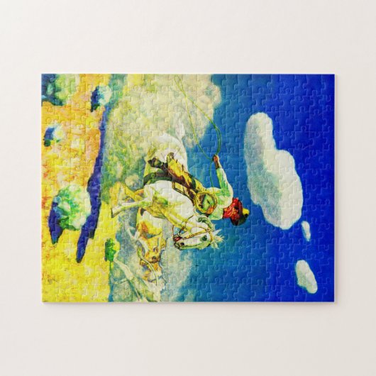N. C. Wyeth Cowboy Puzzle (Horizontal)