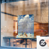 N.C. Wyeth Der Riese 1923 Vintage-Illustration Fensteraufkleber (Café-Fenster)