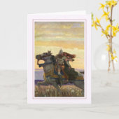 N C Wyeth Karte (Gelbe Blume)