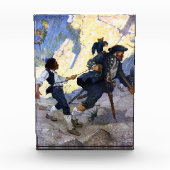 N. C. Wyeth Long John Silver und sein Papagester Fotoblock (Vorderseite)