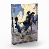 N. C. Wyeth Long John Silver und sein Papagester Fotoblock (Links)