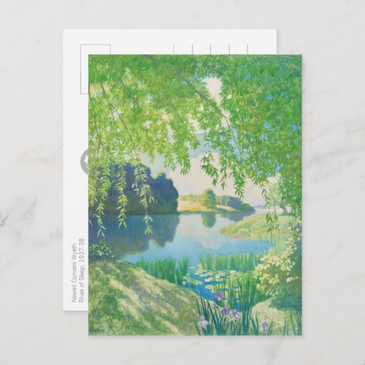 N. C. Wyeth River of Sleep CC0623 Postcard Postkarte (Vorne/Hinten)