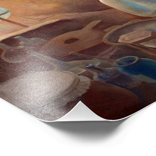 N.C. Wyeth The Alchemist Poster (Ecke)