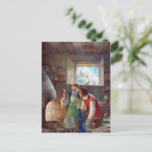 N.C. Wyeth The Alchemist Poster Postkarte (Stehend Vorderseite)