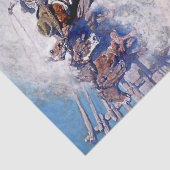 N C. Wyeth Western Malerei "Roping Wild Horses" Seidenpapier (Ausschnitt)