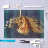 N C. Wyeth Western Malerei "The Moose Call" Seidenpapier (Handwerk)