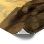 N C Wyeth Western Malerei "The Prospector" Poster (Ecke)