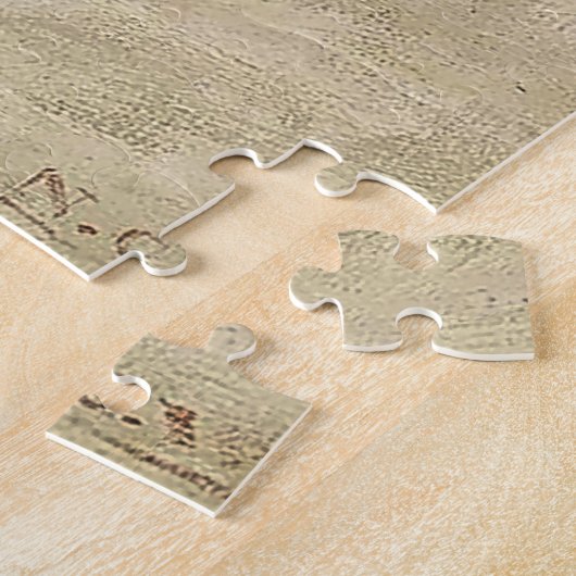 N C Wyeth Western Malerei "The Rodeo" Puzzle (Seite)