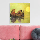 N C Wyeth Western Malerei "The Silent Fisherman" Leinwanddruck (Insitu (Wohnzimmer))