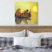N C Wyeth Western Malerei "The Silent Fisherman" Leinwanddruck (Insitu (Schlafzimmer))