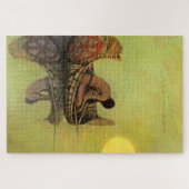 N C Wyeth Western Malerei "The Silent Fisherman" Puzzle (Horizontal)