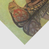 N C. Wyeth Western Malerei "The Silent Fisherman" Seidenpapier (Ausschnitt)