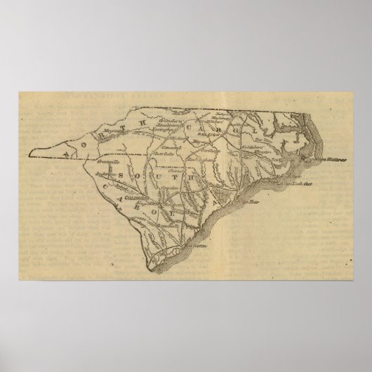 N Carolina, S Carolina Poster (Vorne)