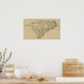 N Carolina, S Carolina Poster (Küche)