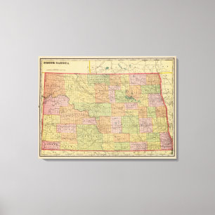 N Dakota Leinwanddruck
