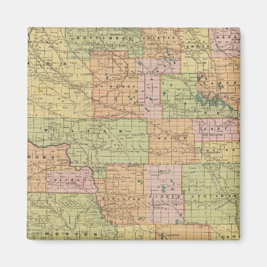 N Dakota Magnet (Vorne)